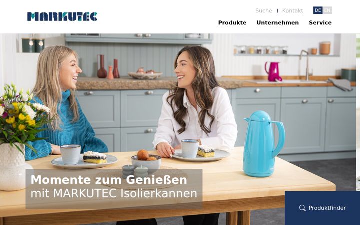 Screenshot of markutec.de