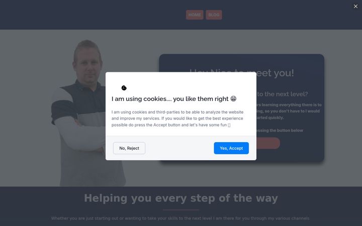 Screenshot of markvdmade.com