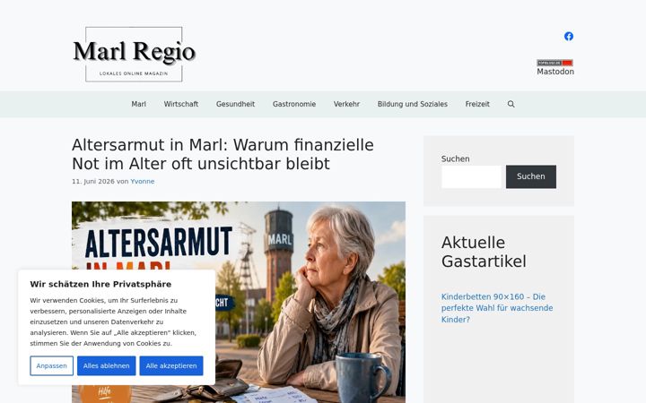 Screenshot of marl-regio.de