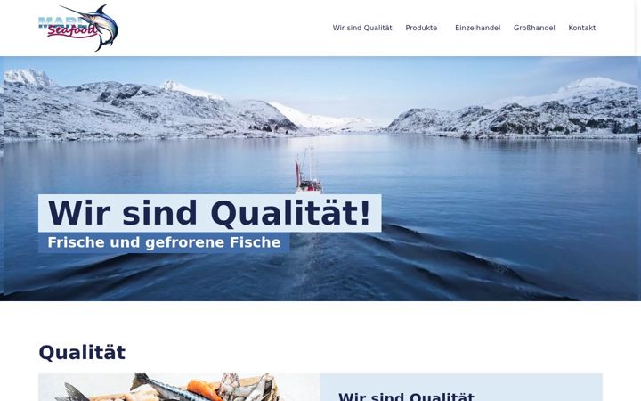 Screenshot of marl-seafood.de