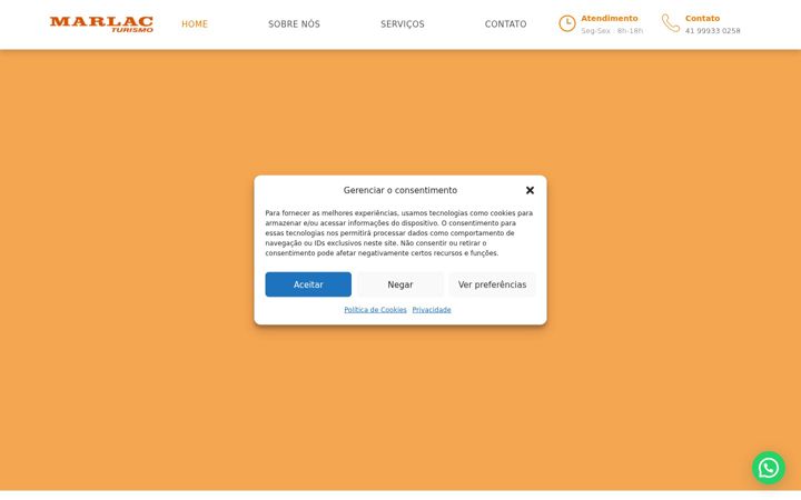 Screenshot of marlacturismo.com.br