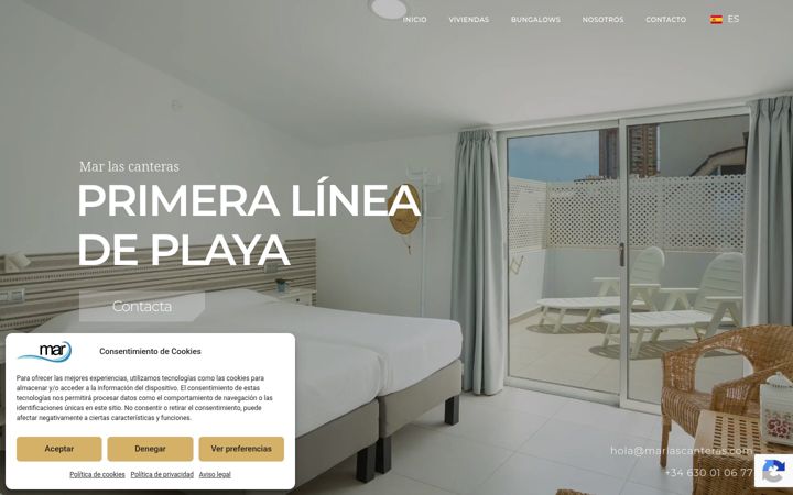 Screenshot of marlascanteras.com