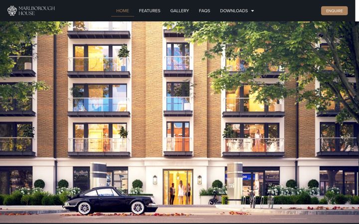 Screenshot of marlboroughhousechiswick.co.uk