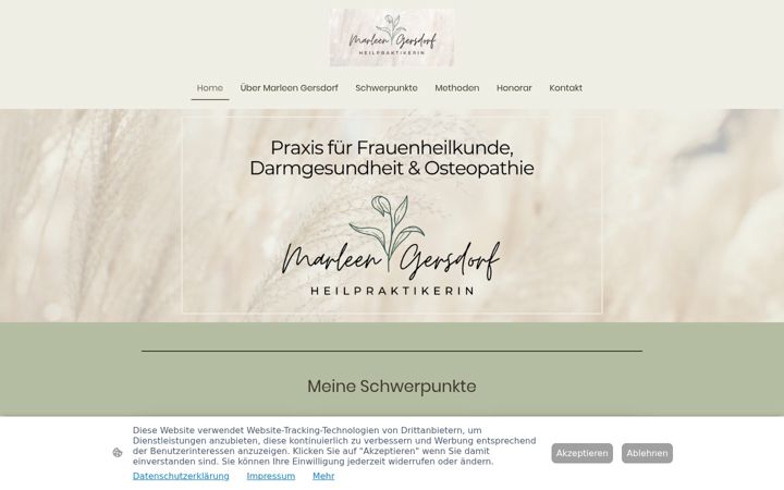 Screenshot of marleengersdorf.de