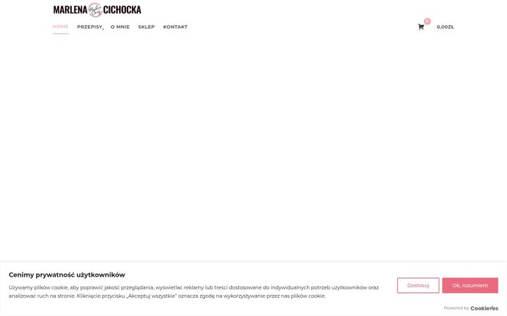 Screenshot of marlenagotuje.pl
