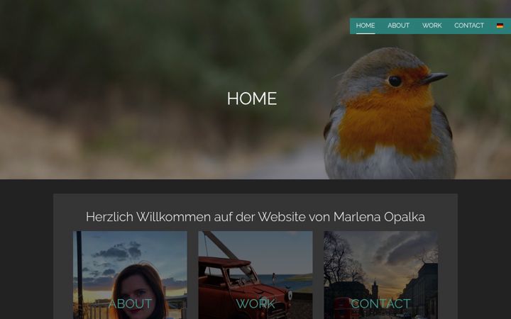 Screenshot of marlenaopalka.com