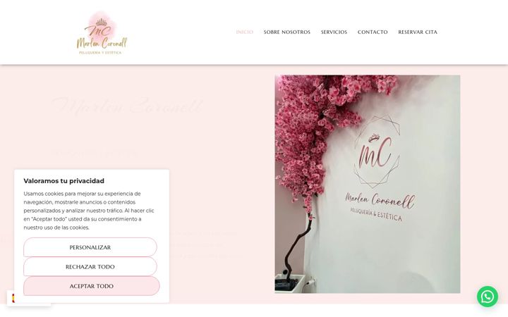 Screenshot of marlencoronell.es
