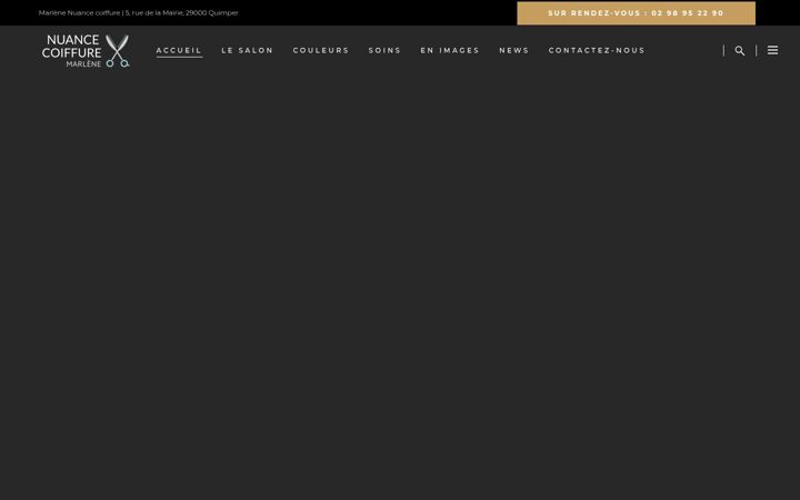 Screenshot of marlene-nuancecoiffure.fr