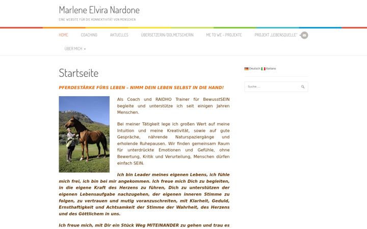 Screenshot of marleneelviranardone.it