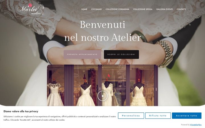 Screenshot of marletatelier.it