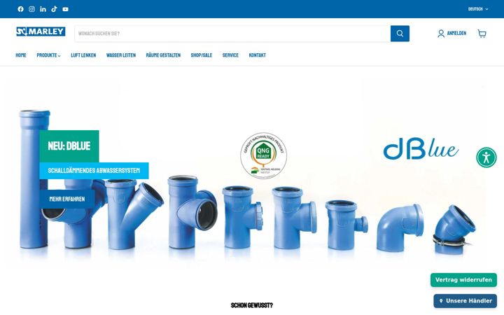 Screenshot of marley.de