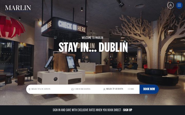 Screenshot of marlin.com