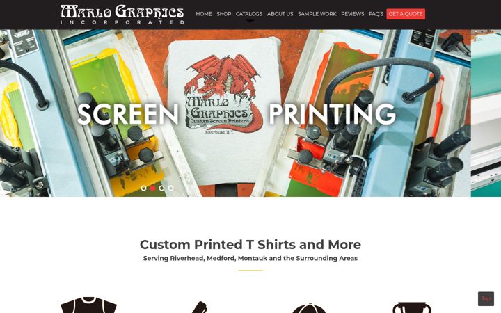 Screenshot of marlographics.com