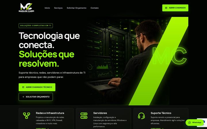 Screenshot of marloncarfi.com