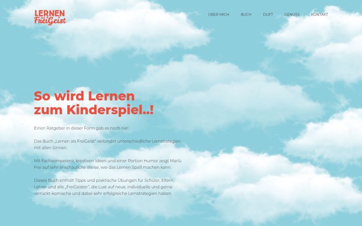Screenshot of marlu-freigeist.com