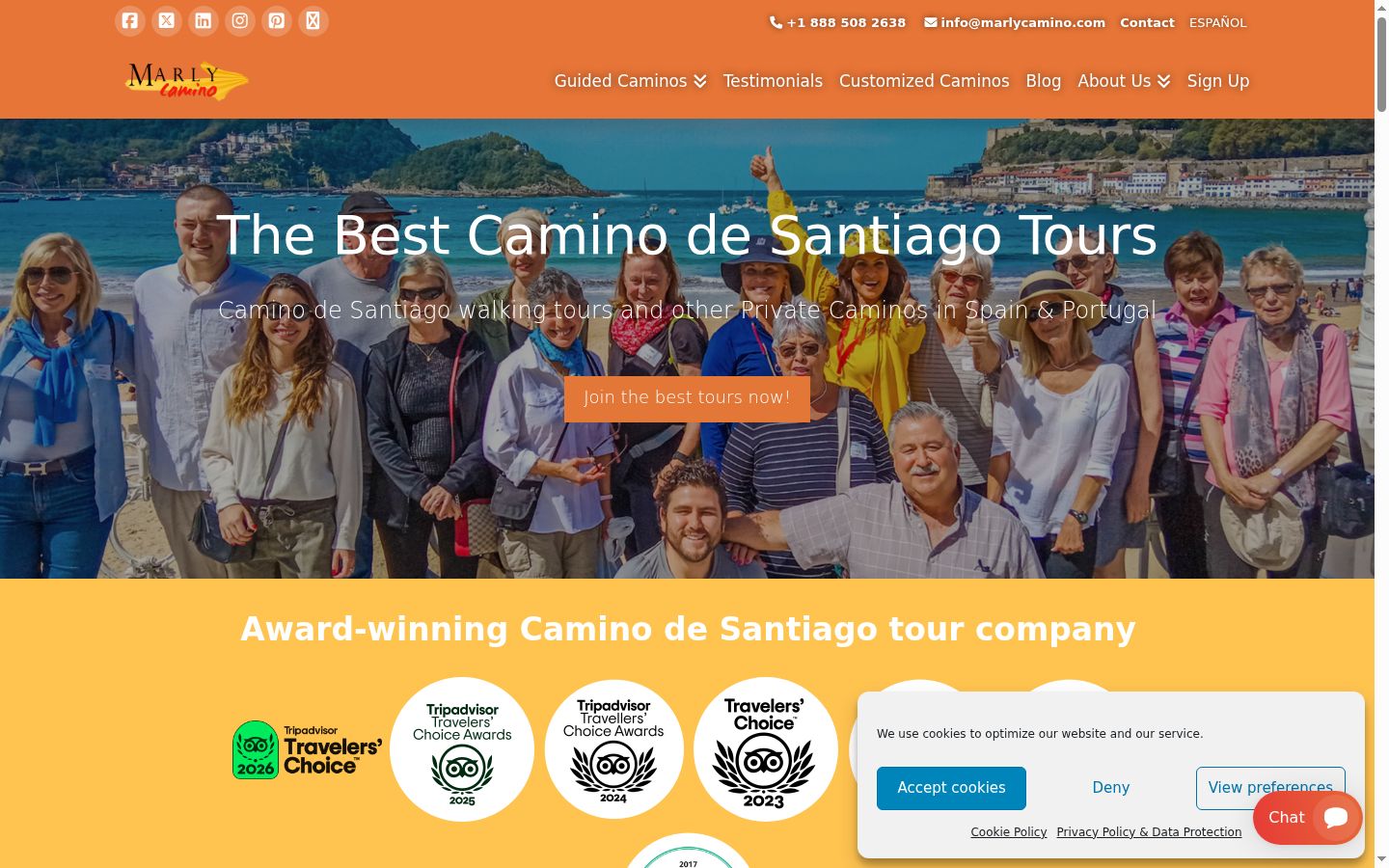 Screenshot tal-banner tal-kunsens muri qabel kwalunkwe interazzjoni