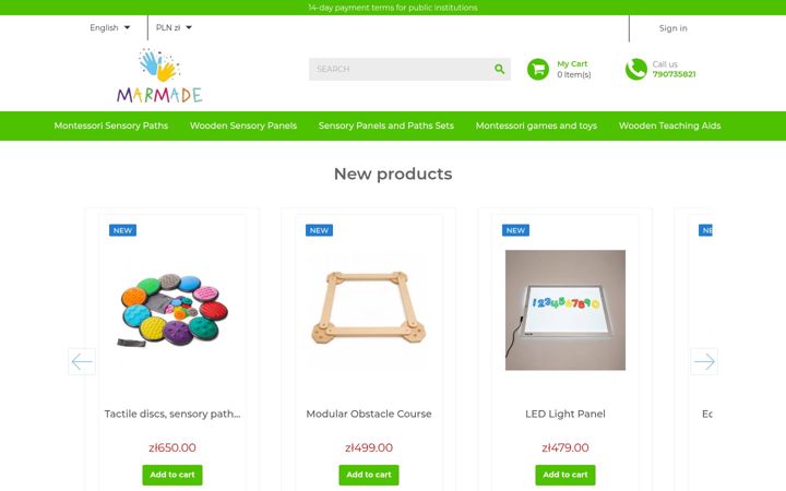 Screenshot of marmade.pl