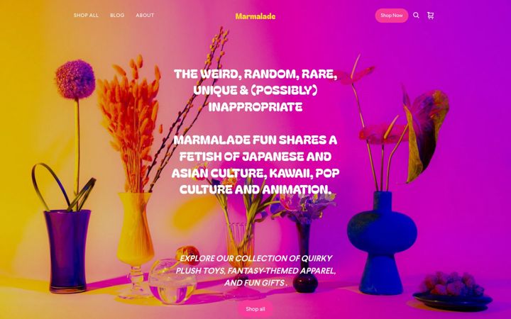 Screenshot of marmaladefun.com