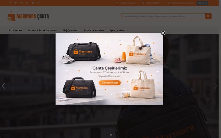 Screenshot of marmaracanta.com
