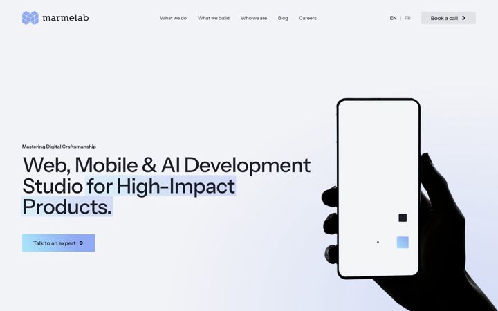Screenshot of marmelab.com