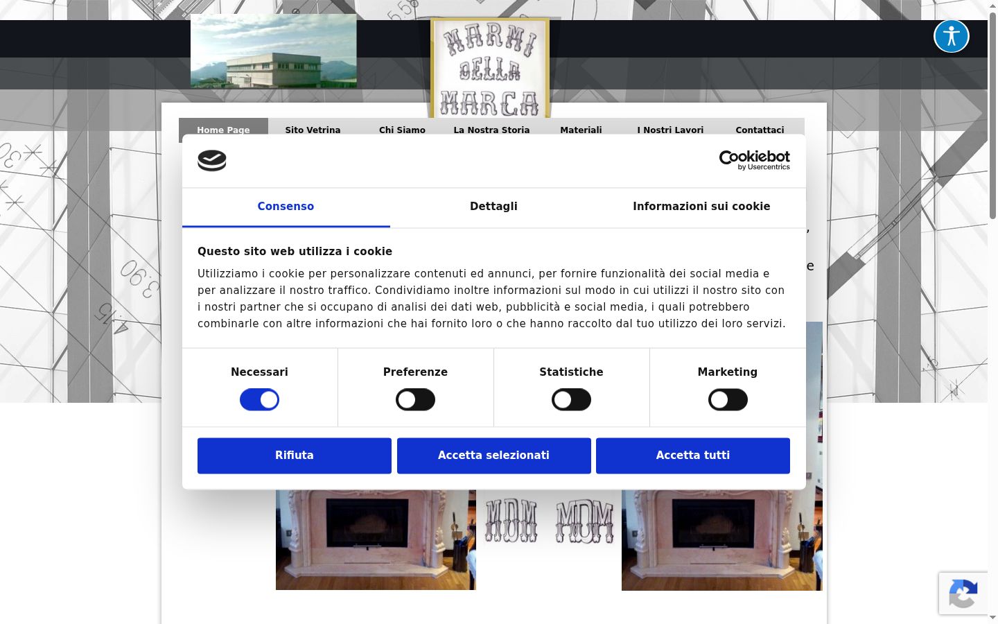 Screenshot des Einwilligungsbanners vor jeglicher Interaktion