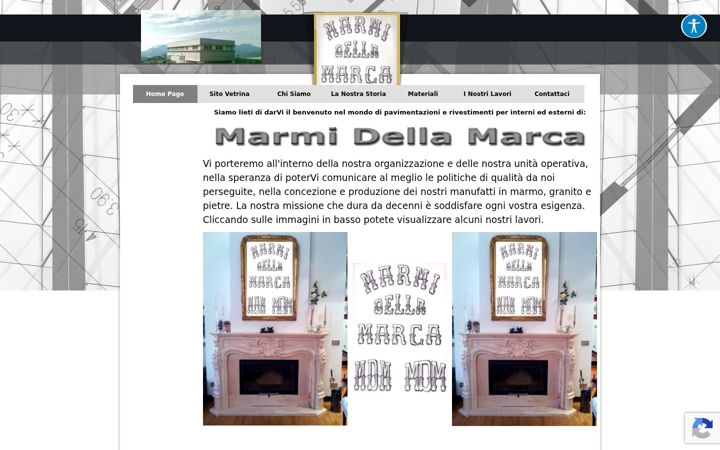 Screenshot of marmidellamarca.it