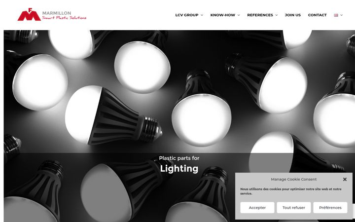 Screenshot of marmillon.com