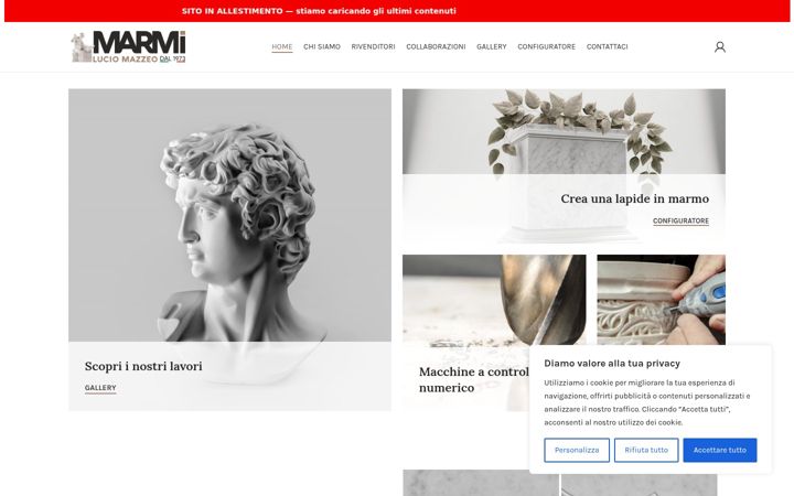 Screenshot of marmiluciomazzeo.it