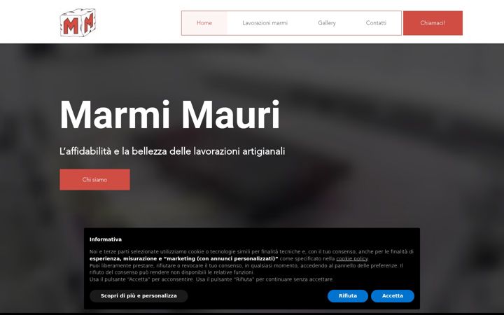 Screenshot of marmimaurimilano.it