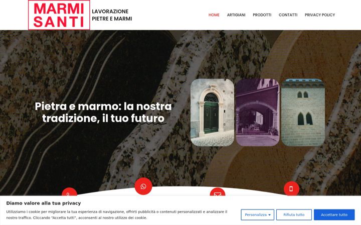 Screenshot of marmisanti.it