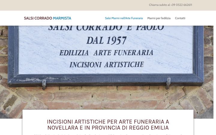 Screenshot of marmistacorradosalsi.it