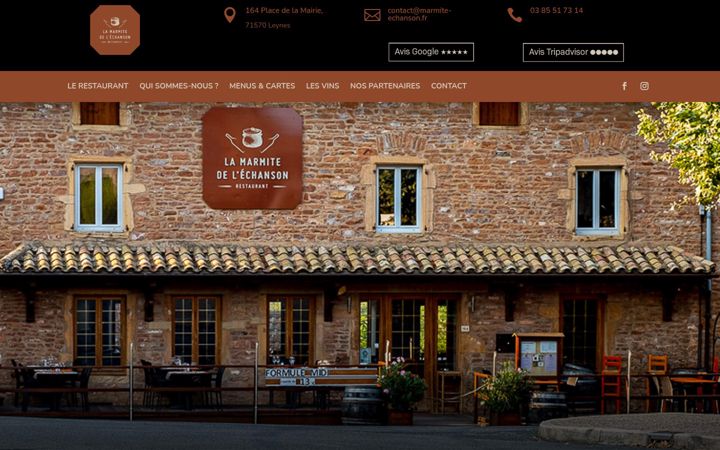 Screenshot of marmite-echanson.fr