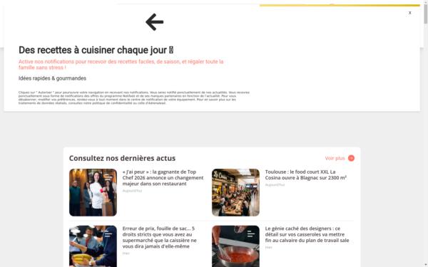 Screenshot of marmiton.org