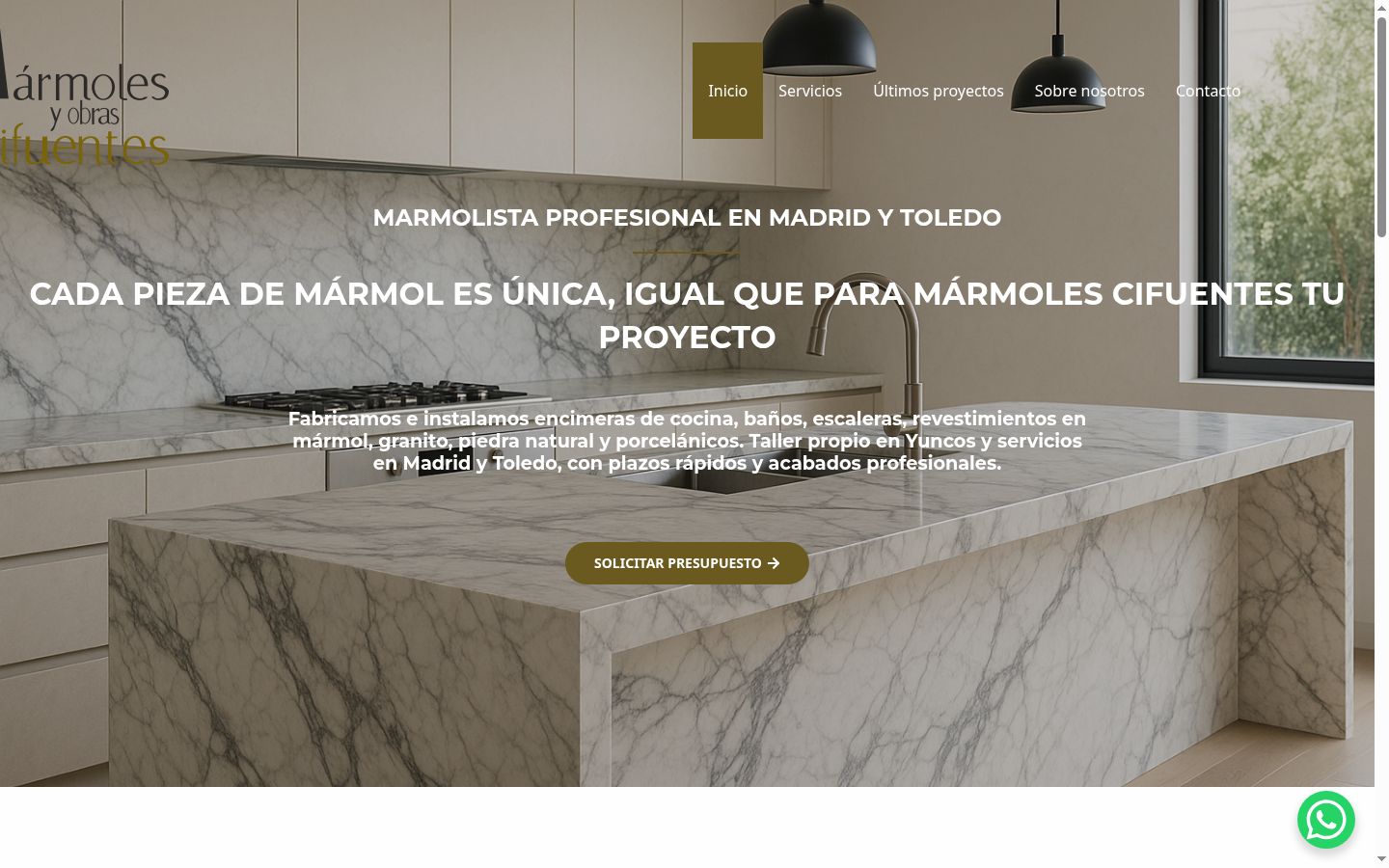 Captura de pantalla del banner de consentimiento mostrado antes de cualquier interacción