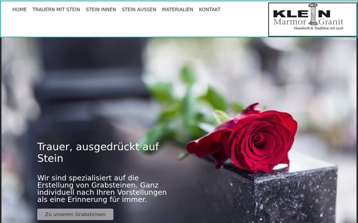 Screenshot of marmor-klein.de