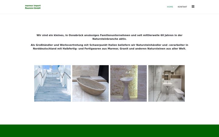 Screenshot of marmor-resmini.de