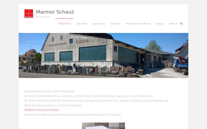 Screenshot of marmor-schauz.de