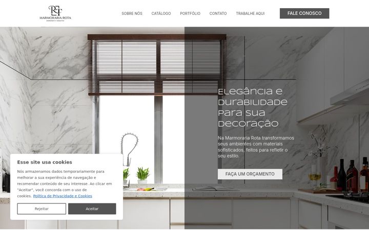 Screenshot of marmorariarota.com.br