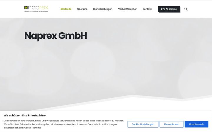 Screenshot of marmorreinigung.ch