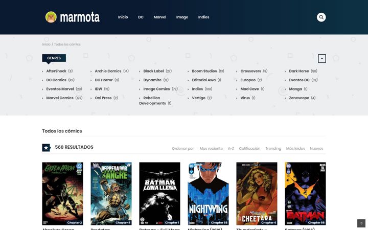 Screenshot von marmota.me