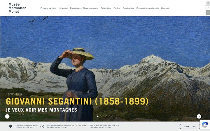 Screenshot of marmottan.fr
