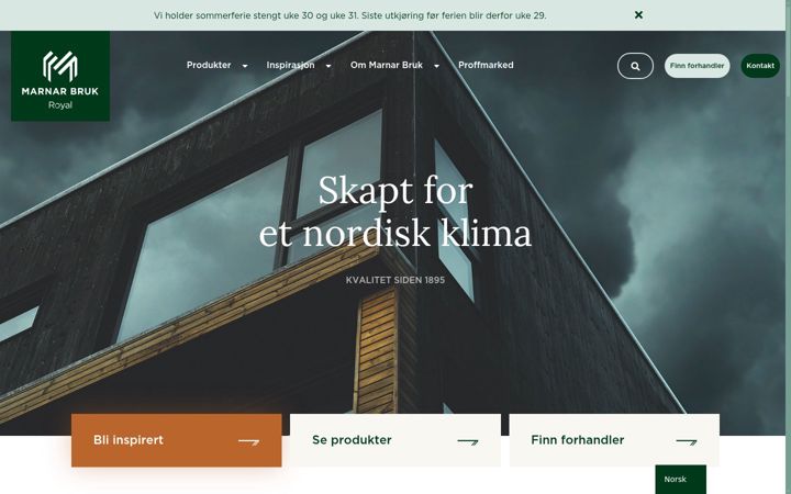 Ekraanipilt saidist marnarbruk.no