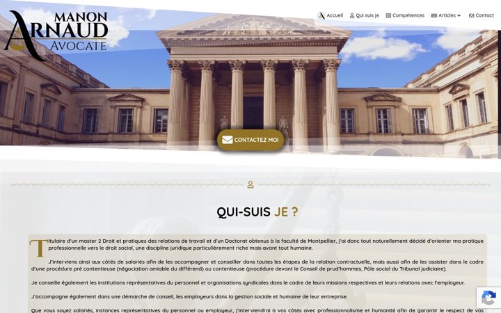 Screenshot of marnaud-avocat.fr