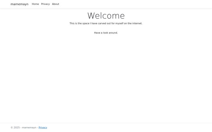 Screenshot of marnemayn.net