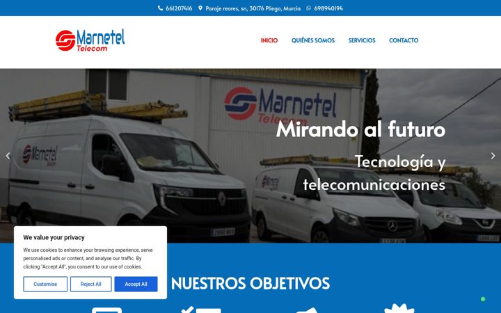 Screenshot of marnetel.com