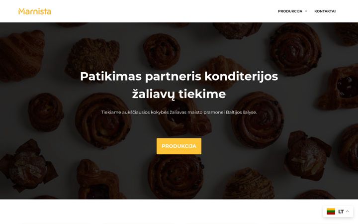 Screenshot of marnista.lt