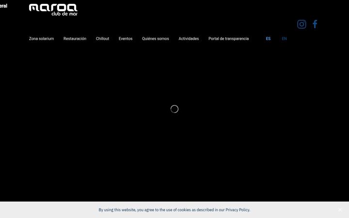 Screenshot of maroaclubdemar.com