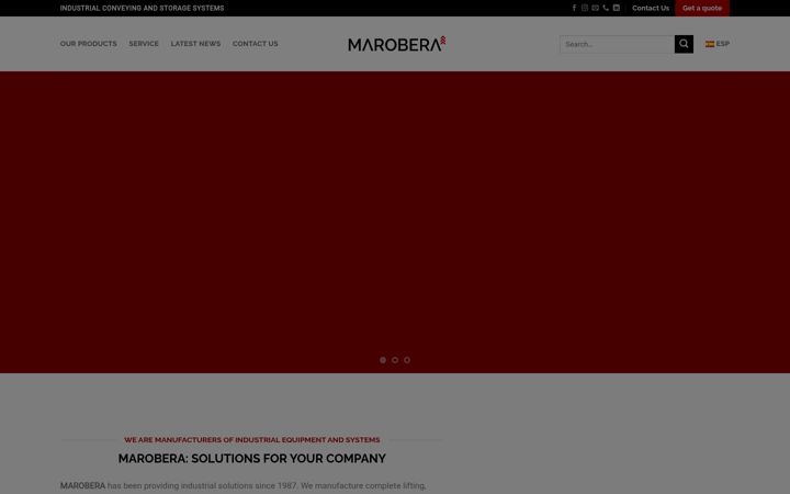 Screenshot of marobera.com