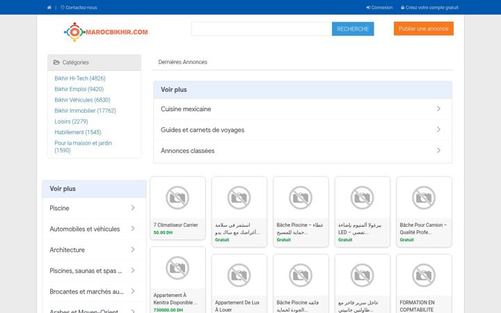 Screenshot of marocbikhir.com