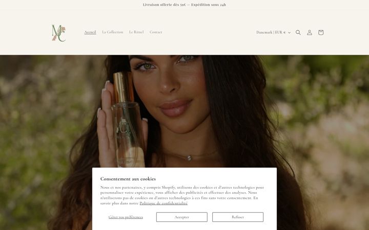 Screenshot of maroccaine.com